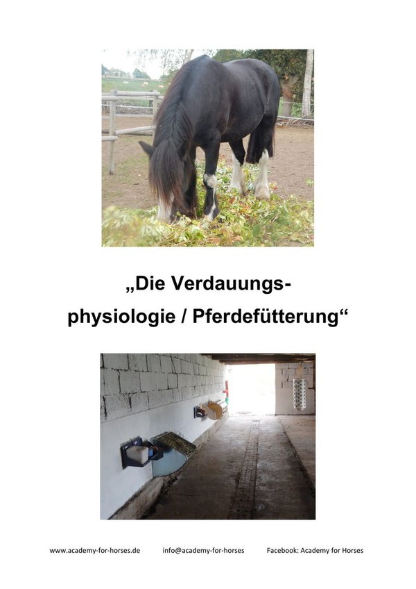„Die Verdauungsphysiologie / Pferdefütterung“, <ZFU Nr. 7356620c>